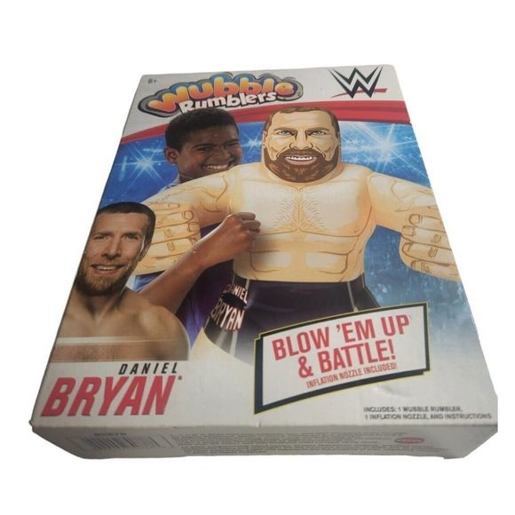 Wubble Rumblers WWE DANIEL BRYAN WRESTLING Inflatable Blow Up Figure - Picture 3 of 3